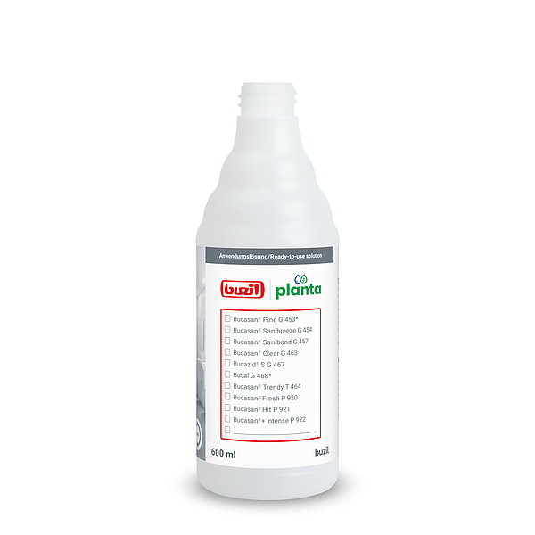 Empty bottle, customized application for sanitary area H 310